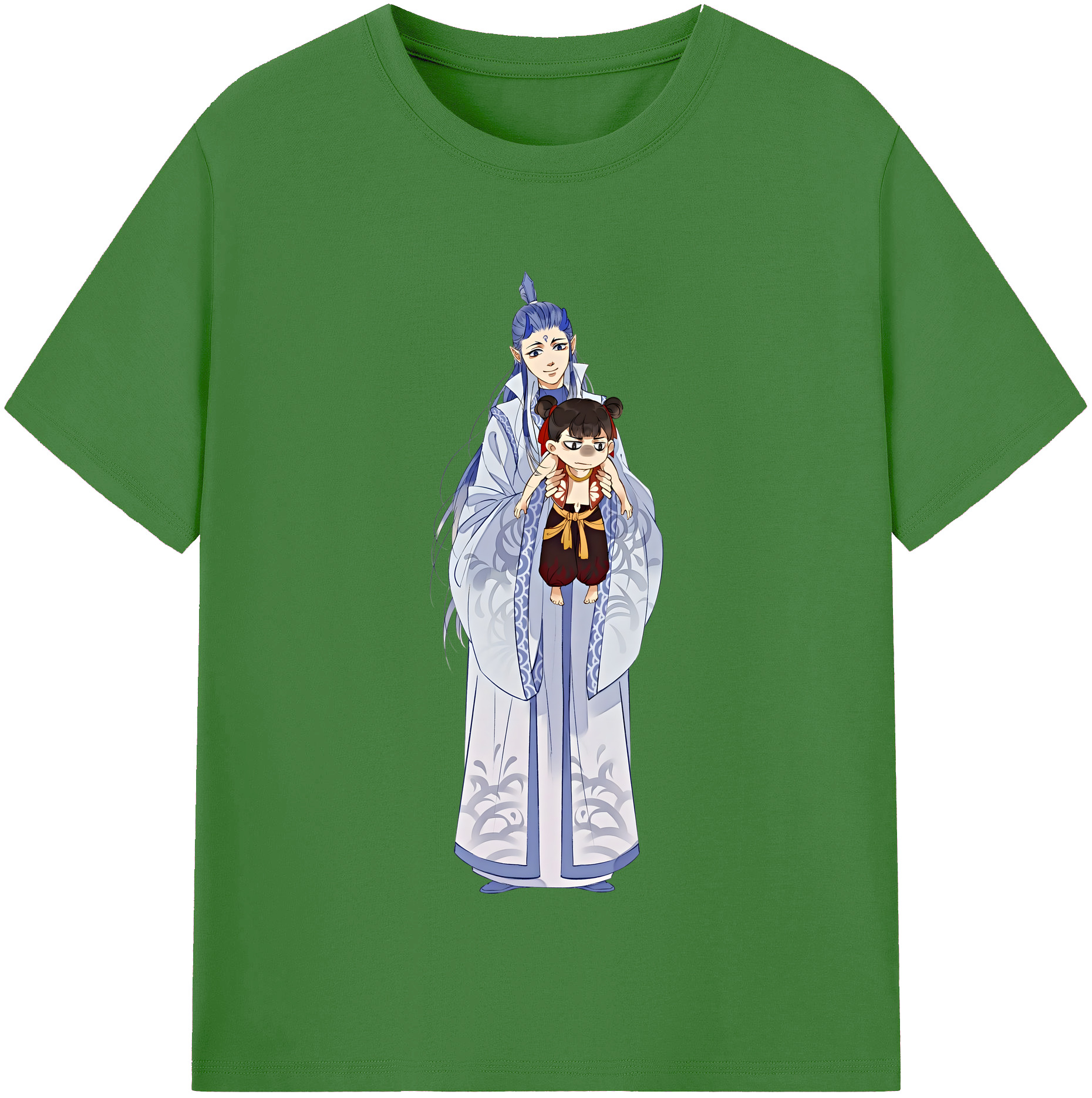 （画像用） Ne Zha 2 ナタ 魔童の大暴れ レディースカジュアルプリントTシャツ（綿100％）